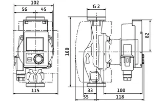 Wilo Nassläufer-Hocheffizienzpumpe Stratos PICO plus 30/0,5-8, G2, 75W – Bild 5