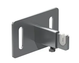 WEMEFA Stabile Konsole Wandkonsole Wandabstand 83-128mm, 10-531-85