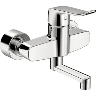 EHM Waschtisch-Batt. HANSACLINICA 0152 Bed.he. lang Ausld. 177 mm DN15 chr
