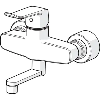 EHM Waschtisch-Batt. HANSACLINICA 0152 Bed.he. lang Ausld. 177 mm DN15 chr – Bild 3