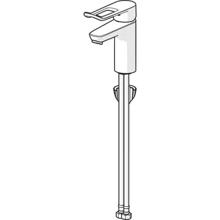 EHM Waschtisch-Batt. HANSACARE 4602 Bügelh. Bed.he. lang Ausld. 114 mm chr – Bild 2