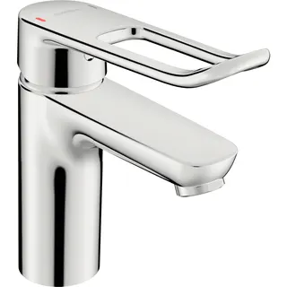 EHM Waschtisch-Batt. HANSACLINICA 4502 CU-Rohr 180 mm Bed.he. lang Ausld. 114