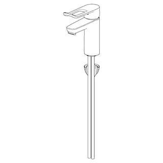 EHM Waschtisch-Batt. HANSACLINICA 4502 CU-Rohr 180 mm Bed.he. lang Ausld. 114 – Bild 4