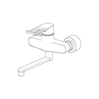 EHM Waschtisch-Batt. HANSACLINICA 0153 Bügelh Bed.he. lang Ausld. 277 mm DN15 chr – Bild 4