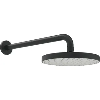 Kopfbrause HANSABASICJET 4436 1-strahlig d 200 mm L=348 Matt-Schwarz