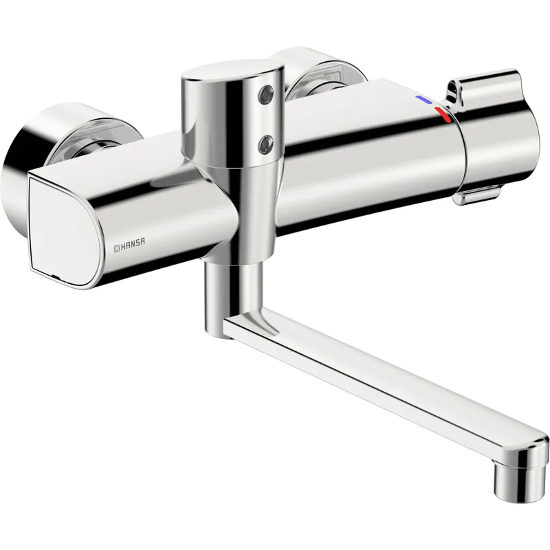 Waschtisch-Batt. HANSACLINICA 0886 6 V, Bluetooth Ausld. 200 mm chr