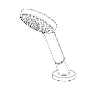 Handbrause HANSAACTIVEJET 5324 1-strahlig 72 mm Ausld. 189 mm DN 15 chr – Bild 4