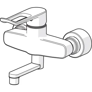 EHM Waschtisch-Batt. HANSACLINICA 0152 Bügelh Bed.he. lang Ausld. 177 mm DN15 chr – Bild 2