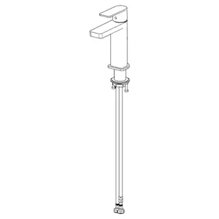 EHM Waschtisch-Batt. HANSASTELA 5719 Ausld. 174mm chr – Bild 4