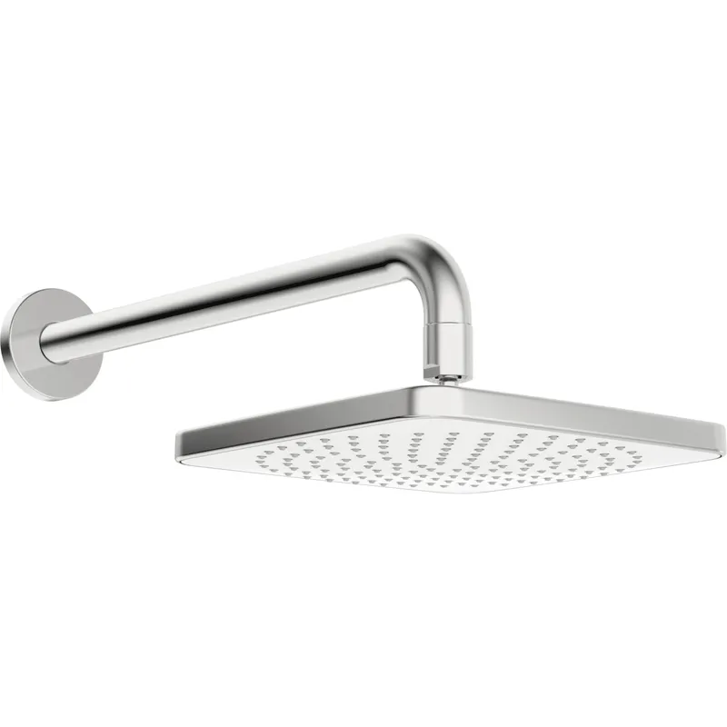 Kopfbrause HANSABASICJET Style 4436 1-strahlig 200x200 mm Ausld. 348 mm chr
