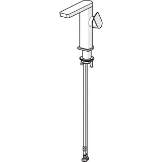 EHM Waschtisch-Batt. HANSASTELA 5714 Ausld. 175mm chr – Bild 2