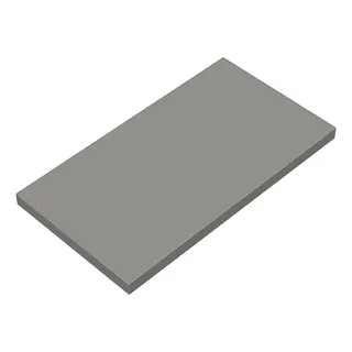 sanibel-Konsole 2.0 FLEX WPDH100 HPL 1006x550x50mm Weiß Glänzend