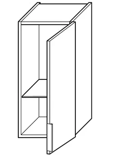 sanibel-Hängeschrank 2.0 FLEX HM3547R rechts 350x640x250mm Eiche Rost – Bild 2