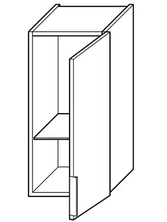 sanibel-Hängeschrank 2.0 FLEX HM4547R rechts 450x640x250mm Eiche Rost – Bild 2