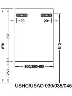 sanibel-Unterschrank 2.0 FLEX USJW035L links 350x620mm Eiche Rost – Bild 3