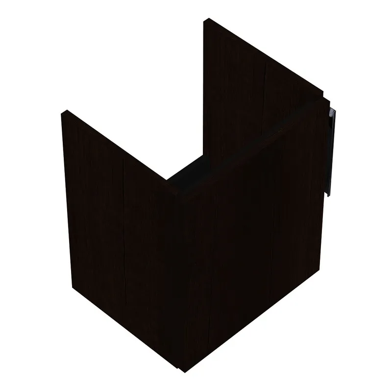 sanibel-Waschtisch-Unterbau 2.0 FLEX WVLY040L 400mm breit Tür links Eiche Rost
