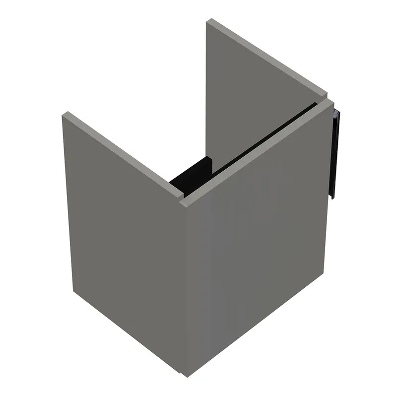 sanibel-Waschtisch-Unterbau 2.0 FLEX WVLY040L 400mm breit Tür links Weiß Glänzend EXP