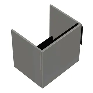 sanibel-Waschtisch-Unterbau 2.0 FLEX WVNG050L 500mm breit Tür links Weiß Glänzend