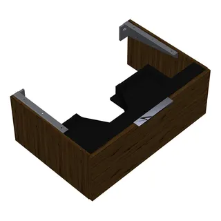 sanibel-Waschtisch-Unterschrank 2.0 FLEX WVXW080 zu Konsole 800x300x540mm Eiche Urban