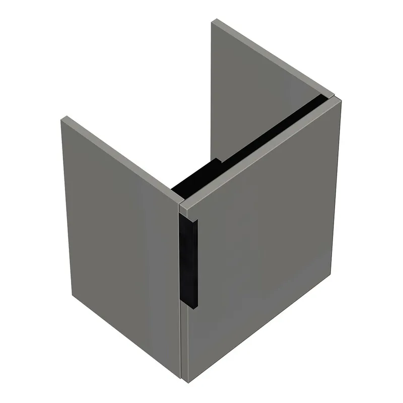 sanibel-Waschtisch-Unterbau 2.0 FLEX WWLZ041R 410mm breit Tür rechts Weiß Glänzend