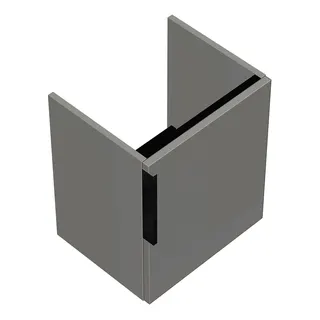 sanibel-Waschtisch-Unterbau 2.0 FLEX WWLZ041R 410mm breit Tür rechts Weiß Glänzend