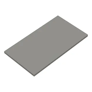 sanibel-Konsole 2.0 FLEX WPDY080 Melamin 806x450x25mm Weiß Glänzend