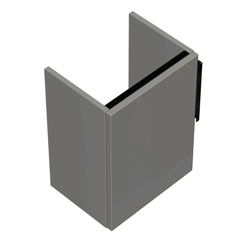 sanibel-Waschtisch-Unterbau 2.0 FLEX WUVE035L 350mm breit Tür links Weiß Glänzend