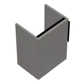 sanibel-Waschtisch-Unterbau 2.0 FLEX WUVE035L 350mm breit Tür links Weiß Glänzend