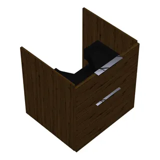 sanibel-Waschtisch-Unterbau 2.0 FLEX WVLV055 550mm breit Schubl/Auszug Eiche Urban