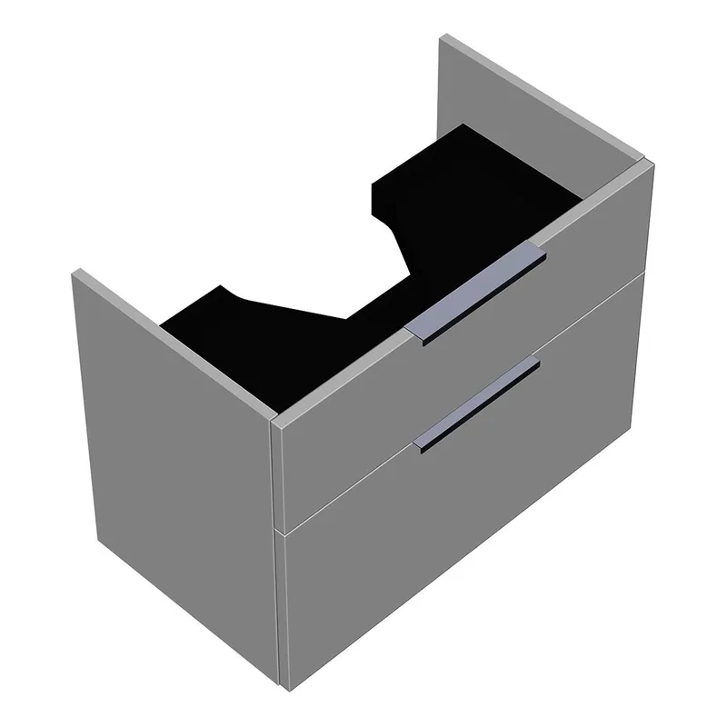 sanibel-Waschtisch-Unterbau 2.0 FLEX WXBE070 700mm breit Schubl/Auszug Weiß Matt