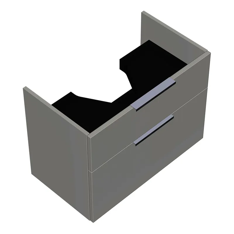 sanibel-Waschtisch-Unterbau 2.0 FLEX WXBE070 700mm breit Schubl/Auszug Weiß Glänzend