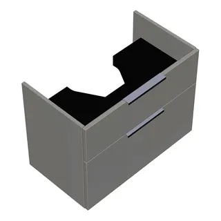 sanibel-Waschtisch-Unterbau 2.0 FLEX WXBE070 700mm breit Schubl/Auszug Weiß Glänzend