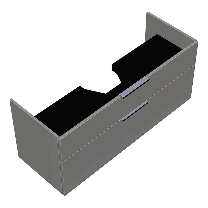sanibel-Waschtisch-Unterschrank 2.0 FLEX WXBH120 zu Konsole 1200x520x440mm Weiß Glänzend