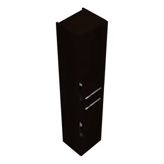 sanibel-Hochschrank 2.0 FLEX HS3537R rechts 350x1760mm Eiche Rost