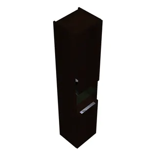 sanibel-Hochschrank 2.0 FLEX HS3542R rechts 350x1760mm Eiche Rost
