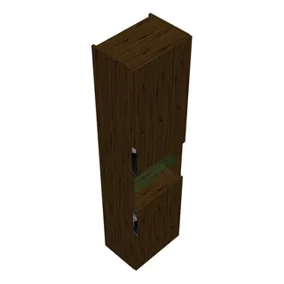 sanibel-Hochschrank 2.0 FLEX HS4532R rechts 450x1760mm Eiche Urban