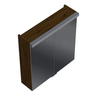 sanibel-Spiegelschrank 2.0 FLEX SPFP060 LED 600x640mmx180mm Eiche Urban