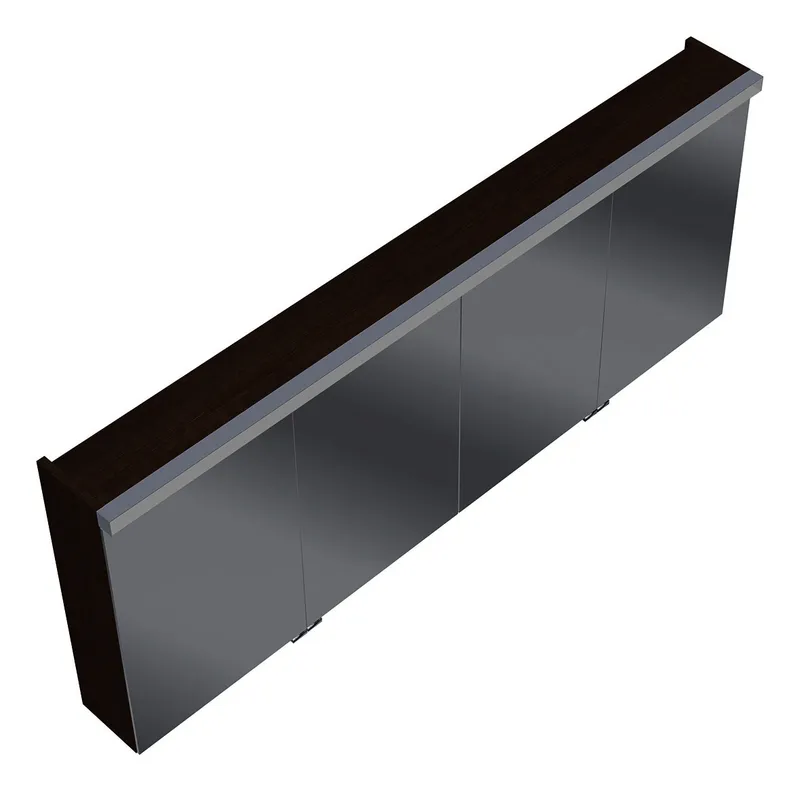 sanibel-Spiegelschrank 2.0 FLEX SPFP160 LED 1600x640mmx180mm Eiche Rost