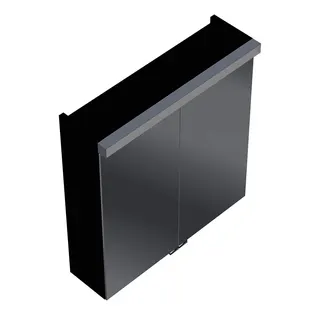 sanibel-Spiegelschrank 2.0 FLEX SPGJ060 LED-Waschtisch 600x640mmx180mm Graphit Matt