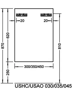 sanibel-Unterschrank 2.0 FLEX USHC035R rechts 350x620mm Eiche Rost – Bild 3