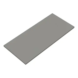 sanibel-Konsole 2.0 FLEX WPDG120 Melamin 1206x550x25mm Weiß Glänzend