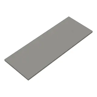 sanibel-Konsole 2.0 FLEX WPDY120 Melamin 1206x450x25mm Weiß Glänzend