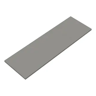 sanibel-Konsole 2.0 FLEX WPDY140 Melamin 1406x450x25mm Weiß Glänzend