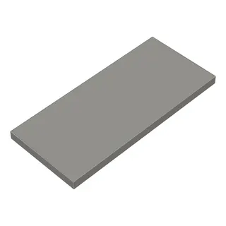 sanibel-Konsole 2.0 FLEX WPDZ100 HPL 1006x450x50mm Weiß Glänzend
