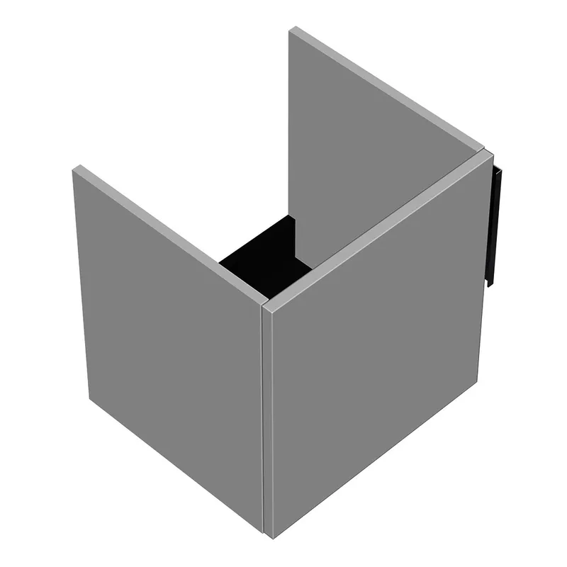 sanibel-Waschtisch-Unterbau 2.0 FLEX WVBQ045L 470mm breit Tür links Weiß Matt
