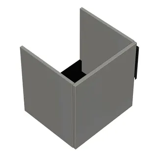 sanibel-Waschtisch-Unterbau 2.0 FLEX WVBQ045L 470mm breit Tür links Weiß Glänzend