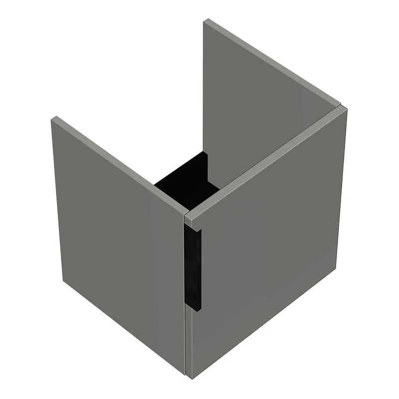 sanibel-Waschtisch-Unterbau 2.0 FLEX WVBQ045R 470mm breit Tür rechts Weiß Glänzend