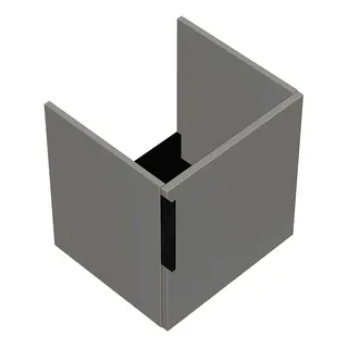 sanibel-Waschtisch-Unterbau 2.0 FLEX WVBQ045R 470mm breit Tür rechts Weiß Glänzend