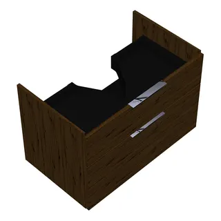 sanibel-Waschtisch-Unterbau 2.0 FLEX WVLD080 800mm breit Schubl/Auszug Eiche Urban