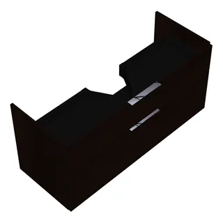 sanibel-Waschtisch-Unterbau 2.0 FLEX WVLD115 1150mm breit Schubl/Auszug Eiche Rost